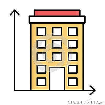 Area fill inside vector icon which can easily modify or edit Vector Illustration