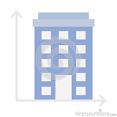 Area flat inside vector icon which can easily modify or edit Stock Photo