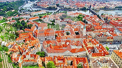 Area Lesser Town of Prague(Mala Strana) Stock Photo