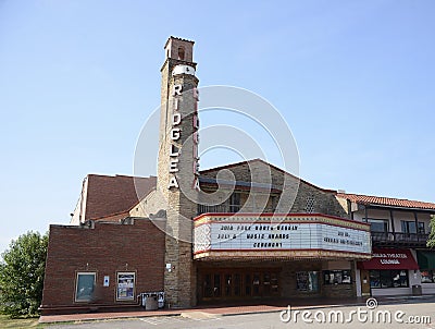 Ridglea Historic Theater, Fort Worth, Texas Editorial Stock Photo