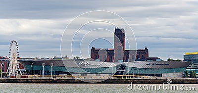 The Arena and Convention Centre on the Waterfront of Liverpool Editorial Stock Photo