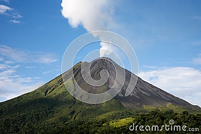 Arenal volcano in Costa Rica Stock Photo