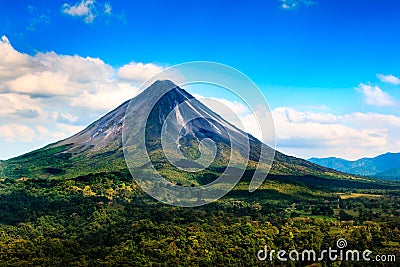 Arenal Volcano Costa Rica Stock Photo