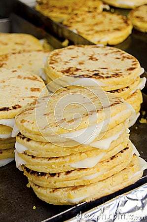 Arepas Stock Photo