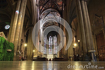 Arezzo Cathedral Stock Photo