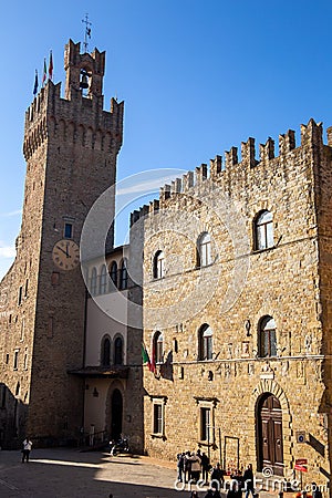 Arezzo historic center city of tuscany Editorial Stock Photo