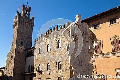 Arezzo historic center city of tuscany Stock Photo