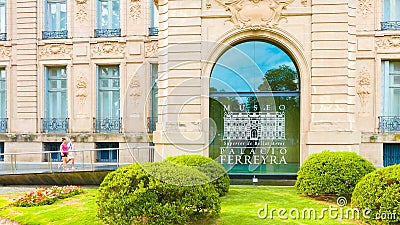 Argentina Cordoba palace and museum Ferreyra entrance Editorial Stock Photo