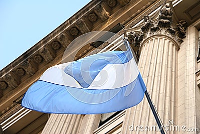 Argentina Flag Stock Photo