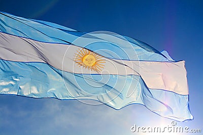 Argentina flag Stock Photo