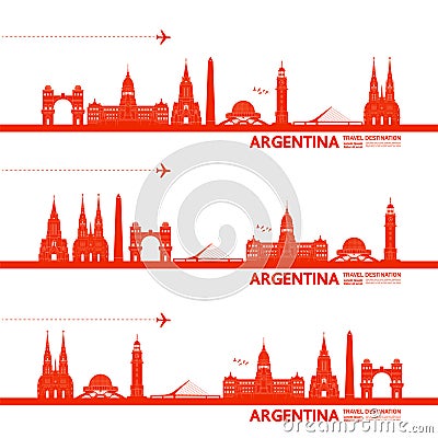 Argentina travel destination vector illustration Vector Illustration