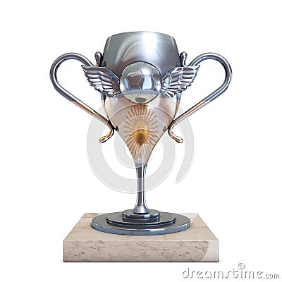Argentina soccer trophy Stock Photo