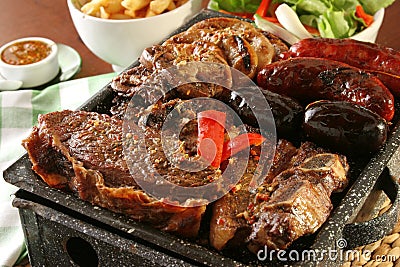 Argentine barbecue Stock Photo