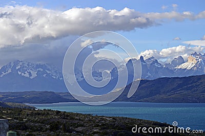 Argentine and Chilean Patagonia object of desire of many travelers around the world Stock Photo