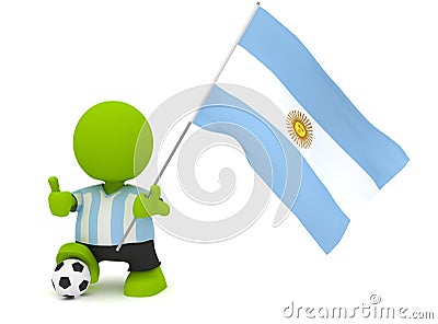 Argentine Soccer Stock Photo