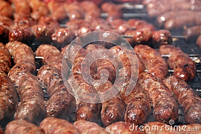 Argentinean barbecue sausages Stock Photo
