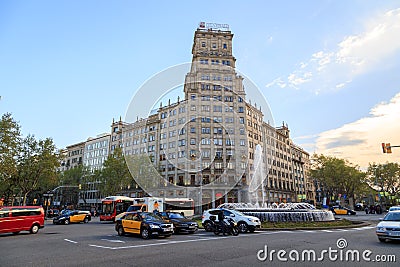 Argentinian consulate in Barcelona, Spain Editorial Stock Photo