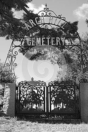 Argh Hill Cemetery Stock Photo