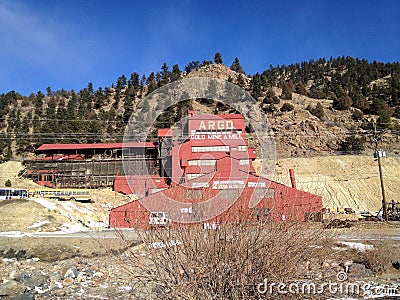 Argo gold mine Editorial Stock Photo