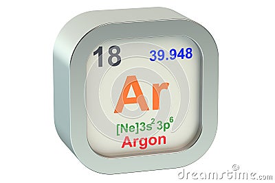 Argon Stock Photo