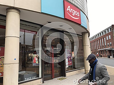 Argos store Editorial Stock Photo