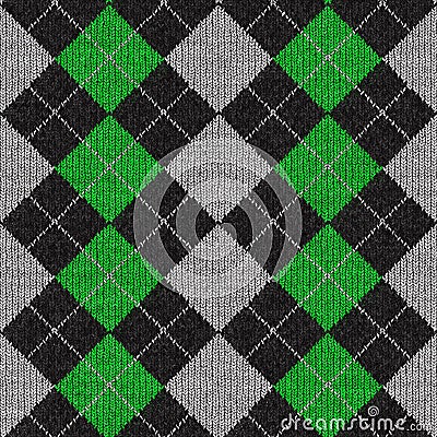 Argyle Pattern Stock Photo