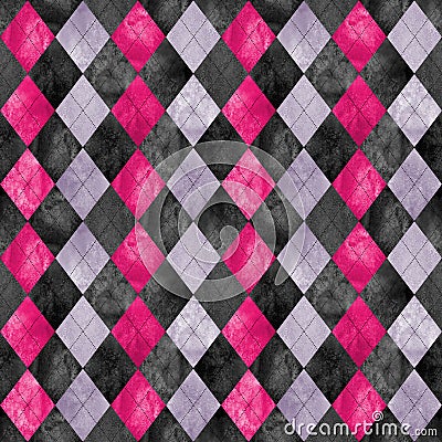 Argyle seamless pattern background. Stock Photo