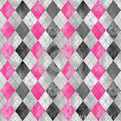 Argyle seamless pattern background. Stock Photo