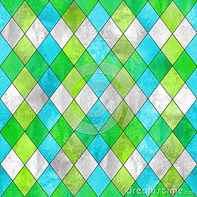 Argyle seamless pattern background. Stock Photo