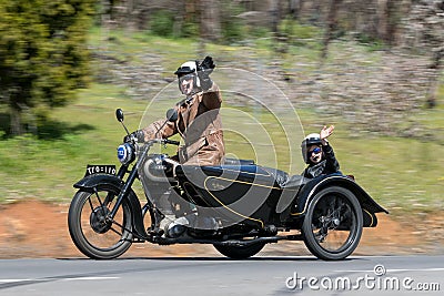 1948 Ariel VB 600 Motorcycle Editorial Stock Photo