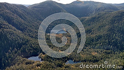 Ariel View of Misty Fjords in Ketchikan Alaska Tongass National Forest Stock Photo