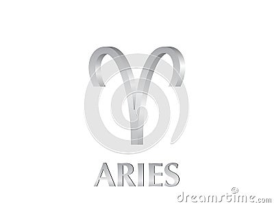 Aries sign Vector Illustration