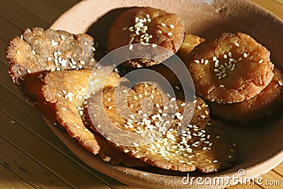 Ariselu - a South Indian sweet dish Andhra Stock Photo