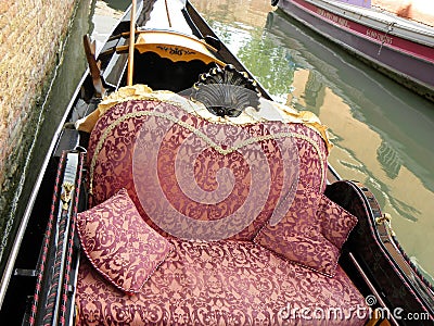 Aristocratic details of a gondola Stock Photo