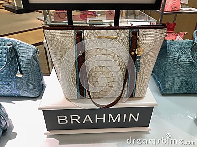 Brahmin Handbags in a Department Store Editorial Stock Photo