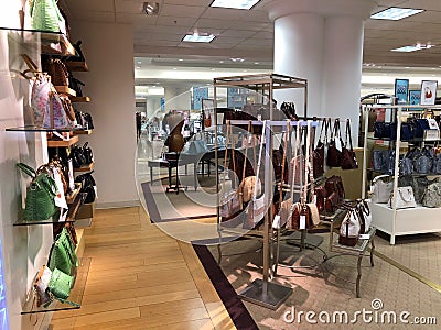 Brahmin Handbags in a Department Store Editorial Stock Photo