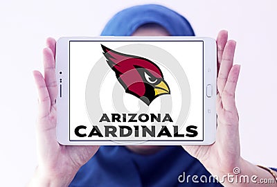 Arizona Cardinals american football team logo Editorial Stock Photo