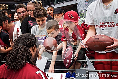 Arizona Cardinals NFL football fans Editorial Stock Photo