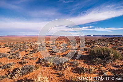 Arizona Navajo Nation Lands Stock Photo