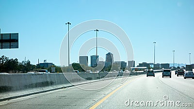 Arizona part of Interstate-10 in Tucson, American Southwest Editorial Stock Photo