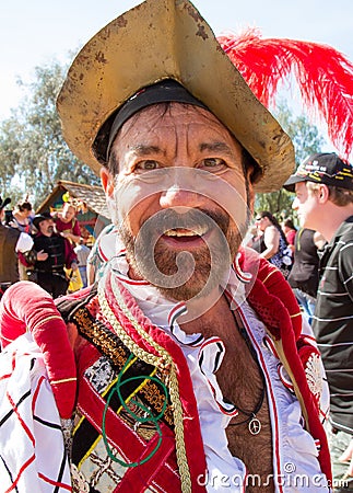 Arizona Renaissance Festival Entertainers Editorial Stock Photo