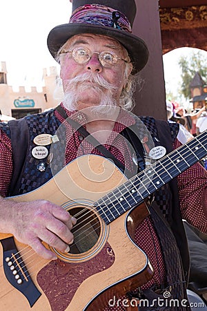 Arizona Renaissance Festival Entertainers Editorial Stock Photo