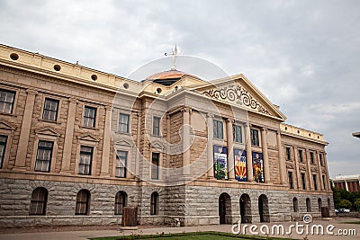 Arizona State House and Capitol Building Editorial Stock Photo