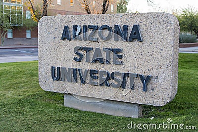 Arizona State University Editorial Stock Photo