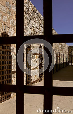 Arizona Territorial Prison in Yuma, Arizona, USA Stock Photo