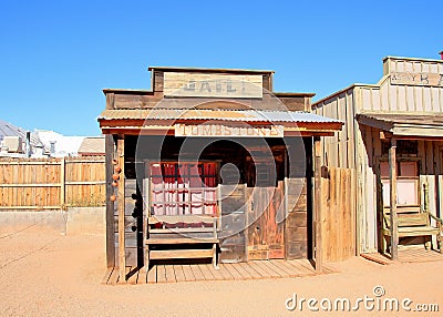 Arizona, Tombstone: Old West - Movie-Set Jail Editorial Stock Photo