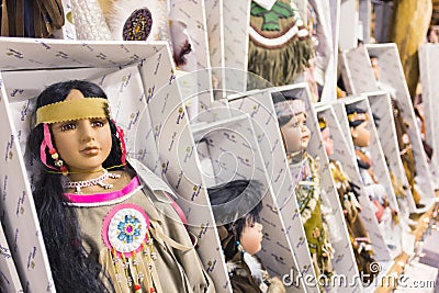 ARIZONA, USA - MAY 2013, traditional mexican dolls Editorial Stock Photo