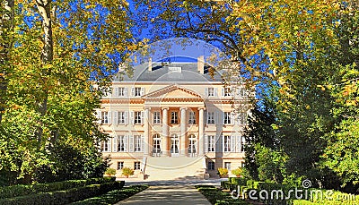 Ark of the chateau margaux in margaux in the Medoc Stock Photo