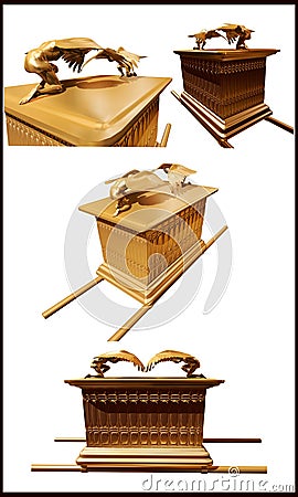 Ark of the covenant Stock Photo