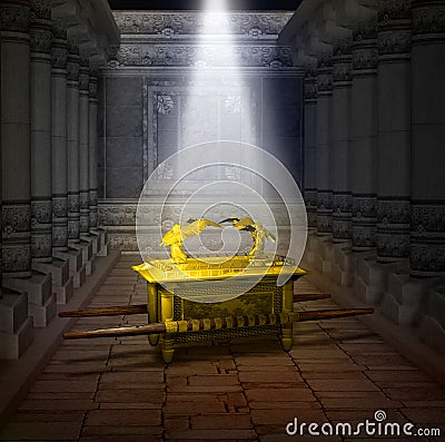 Ark of the Covenant Cartoon Illustration